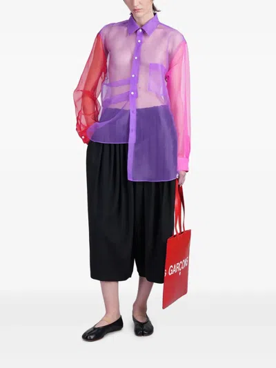 Comme Des Garçons Woman Blouse In Purple