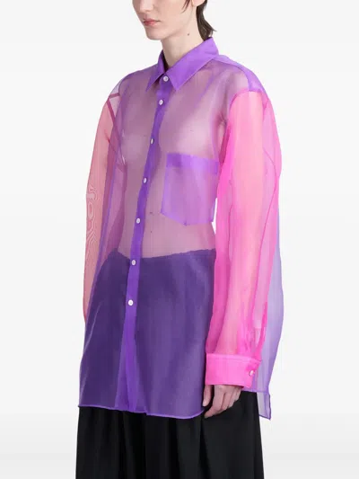 Comme Des Garçons Woman Blouse In Purple