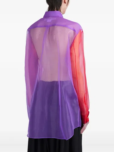Comme Des Garçons Woman Blouse In Purple