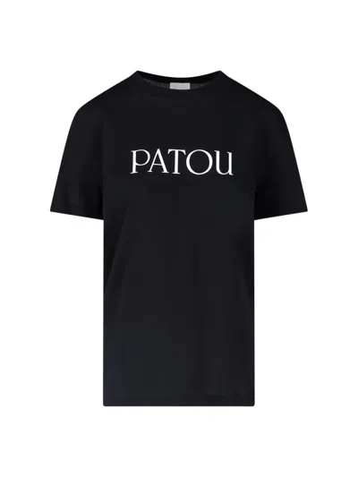 Patou Essential T-shirt In Black  