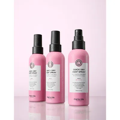 Maria Nila Quick Dry Heat Spray In Pink