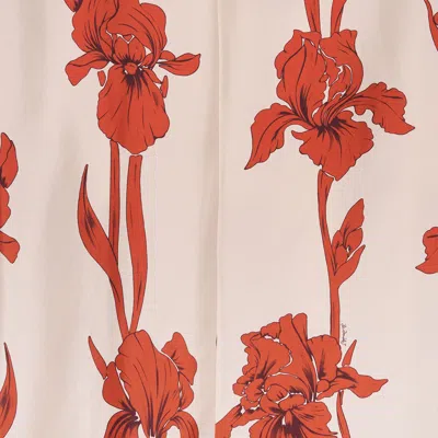 La Doublej La Double J Muumuu Printed Silk-satin Maxi Dress In Multicoloured