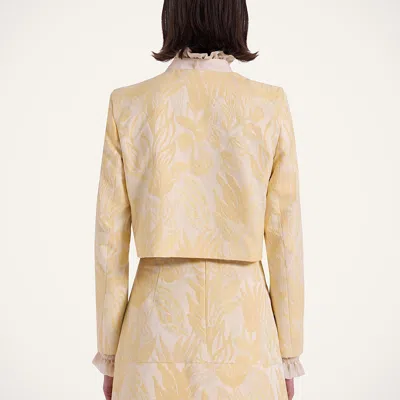 La Doublej Bijoux Jacket In Iris Yellow