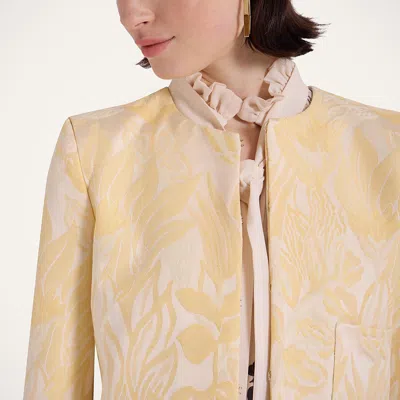 La Doublej Bijoux Jacket In Iris Yellow