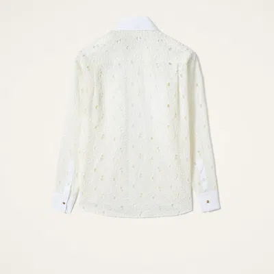 La Doublej Peggy Shirt In Solid Ivory