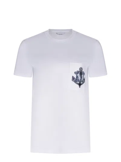 Max Mara Acacia Logo Pocket Jersey T-shirt In White