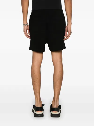 Represent Waffle Shorts In Black