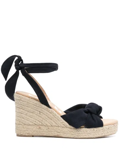 Manebi 100mm Hamptons Espadrilles In Blue