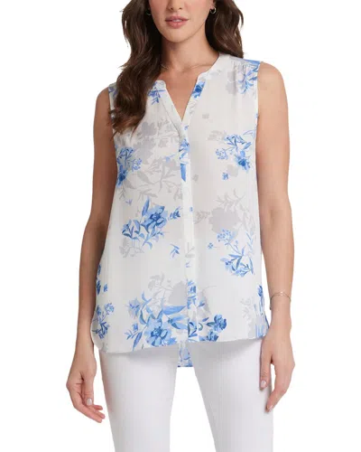 Nydj Pintuck Blouse In Multi