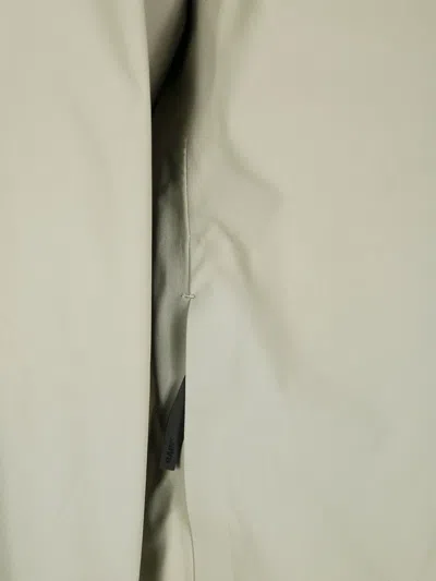 Rains Drawstring Hood Waterproof Jacket In Neutrals