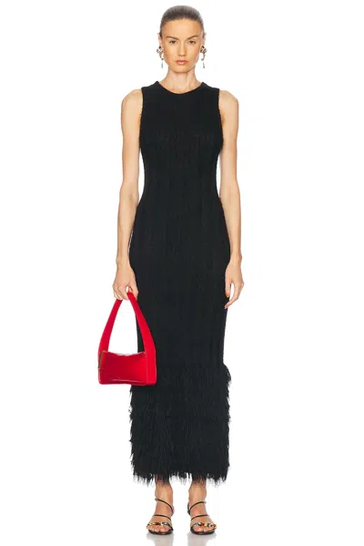 Khaite Fiore Dress In Black