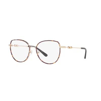 Michael Kors Women's 53mm Light Gold Tortoise Opticals In Multi