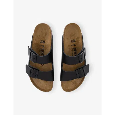 Birkenstock Arizona Pvc Sandals In Black Natural Leather