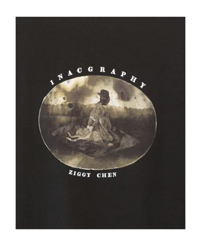 Ziggy Chen Pattern Printed Short-sleeved T-shirt In Black