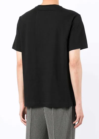Ziggy Chen Pattern Printed Short-sleeved T-shirt In Black