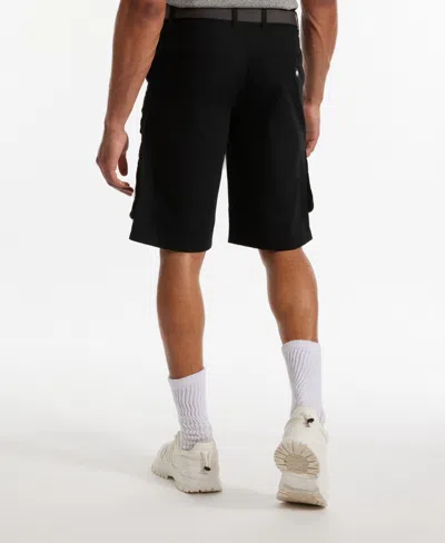 Ecko Unltd Freshen Up Belted Cargo Short In Black