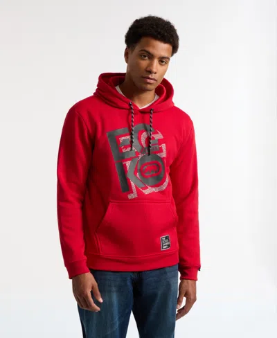 Ecko Unltd Edge Hoodie In True Red
