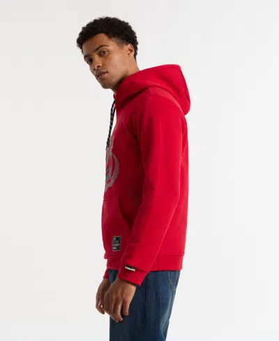 Ecko Unltd Edge Hoodie In True Red