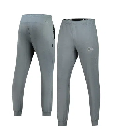 Nike Men's Heather Gray Mlb Travel Performance Pants In Gray