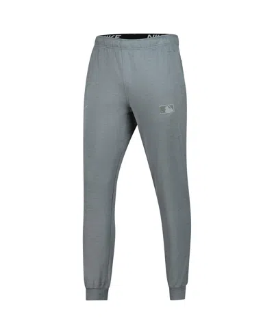 Nike Men's Heather Gray Mlb Travel Performance Pants In Gray