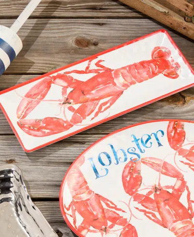 Certified International Beach House Lobster Melamine Platters, Set Of 2 In No Color