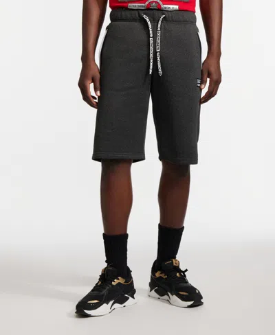 Ecko Unltd Dynamic Fleece Short In Black Marled