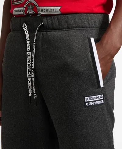 Ecko Unltd Dynamic Fleece Short In Black Marled
