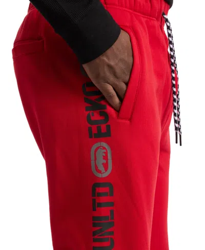 Ecko Unltd Hollow Rhino Jogger In True Red