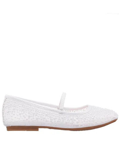 Nina Little Girls Jax Ballet Flats In White