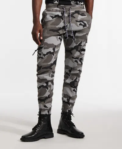 Ecko Unltd Several Steps Cargo Jogger In Street Camo
