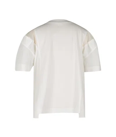 Sacai Cotton Jersey T-shirt In White