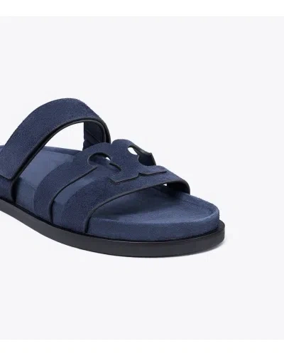 Tory Burch Ines Sport Slides In Blue