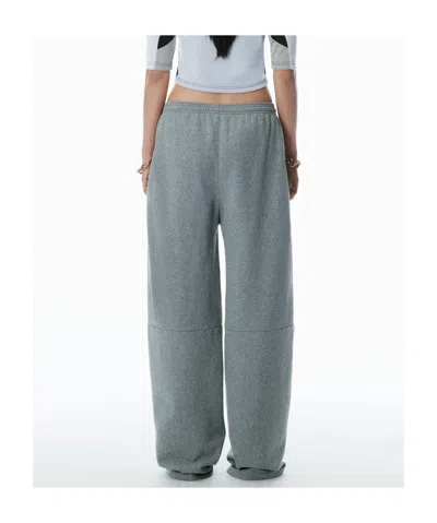 Alexander Wang T Logo-detailed Oversize Sweatpants In Neutral