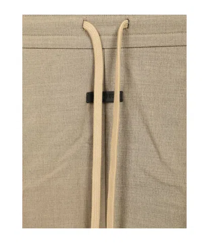 Fear Of God Utility Cargo Pocket Elastic Waist Shorts In Beige