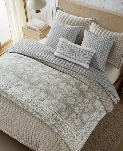 Levtex Aditya Reversible 2-pc. Quilt Set, Twin/twin Xl In Taupe