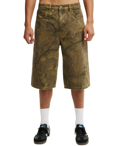 Cotton On Super Baggy Jort In Green