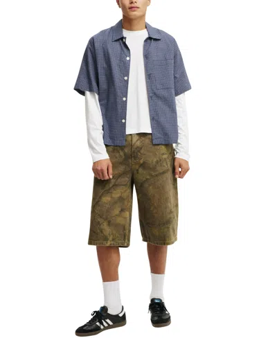 Cotton On Super Baggy Jort In Green