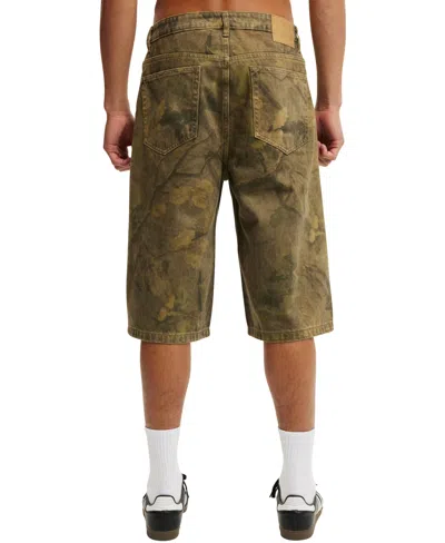Cotton On Super Baggy Jort In Green