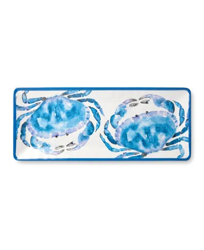 Certified International Beach House Crab Melamine Platters, Set Of 2 In No Color
