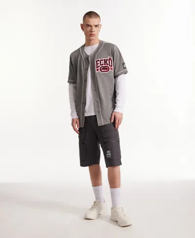 Ecko Unltd Freshen Up Belted Cargo Short In Magnet