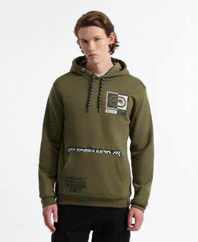 Ecko Unltd Edge Hoodie In Olive
