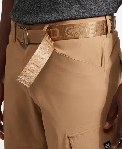 Ecko Unltd Men's Recon Go Cargo Shorts In Dark Khaki
