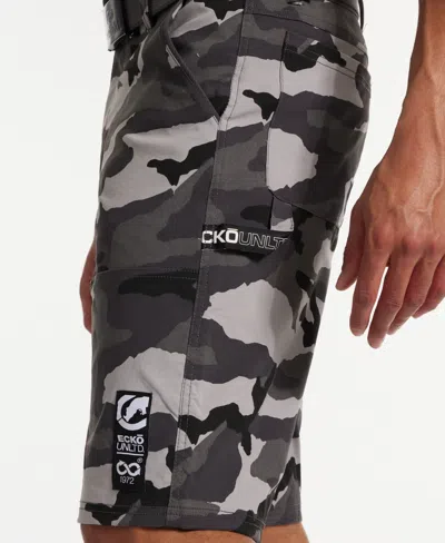 Ecko Unltd Recon Go Cargo Short In Street Camo