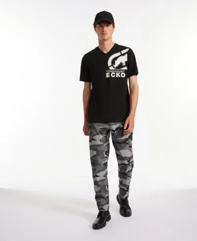 Ecko Unltd Several Steps Cargo Jogger In Street Camo