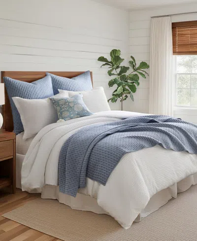 Levtex Cross Stitch Stitching 3-pc. Quilt Set, Full/queen In Chambray