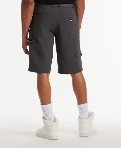 Ecko Unltd Keep Tabs On Belted Cargo Short In Magnet