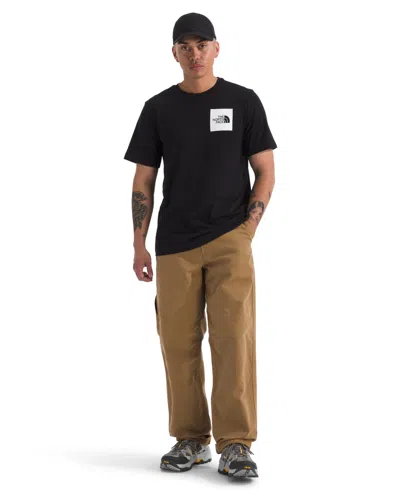 The North Face Black Cotton T-shirt In Black