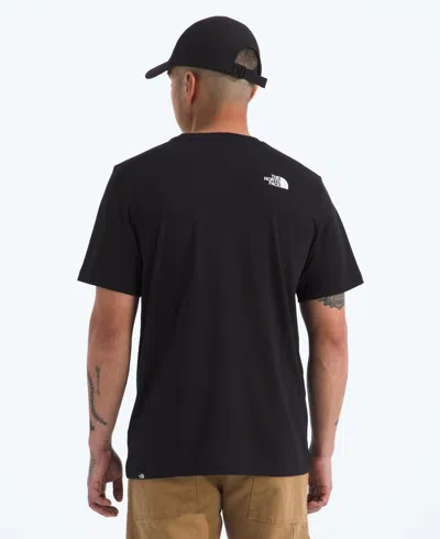 The North Face Black Cotton T-shirt In Black