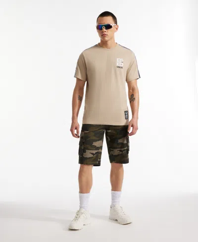 Ecko Unltd Men's Enrollment Short Sleeve Knit T-shirt In Taupe