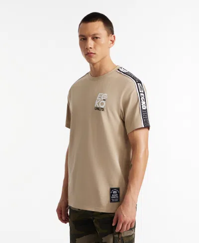 Ecko Unltd Men's Enrollment Short Sleeve Knit T-shirt In Taupe